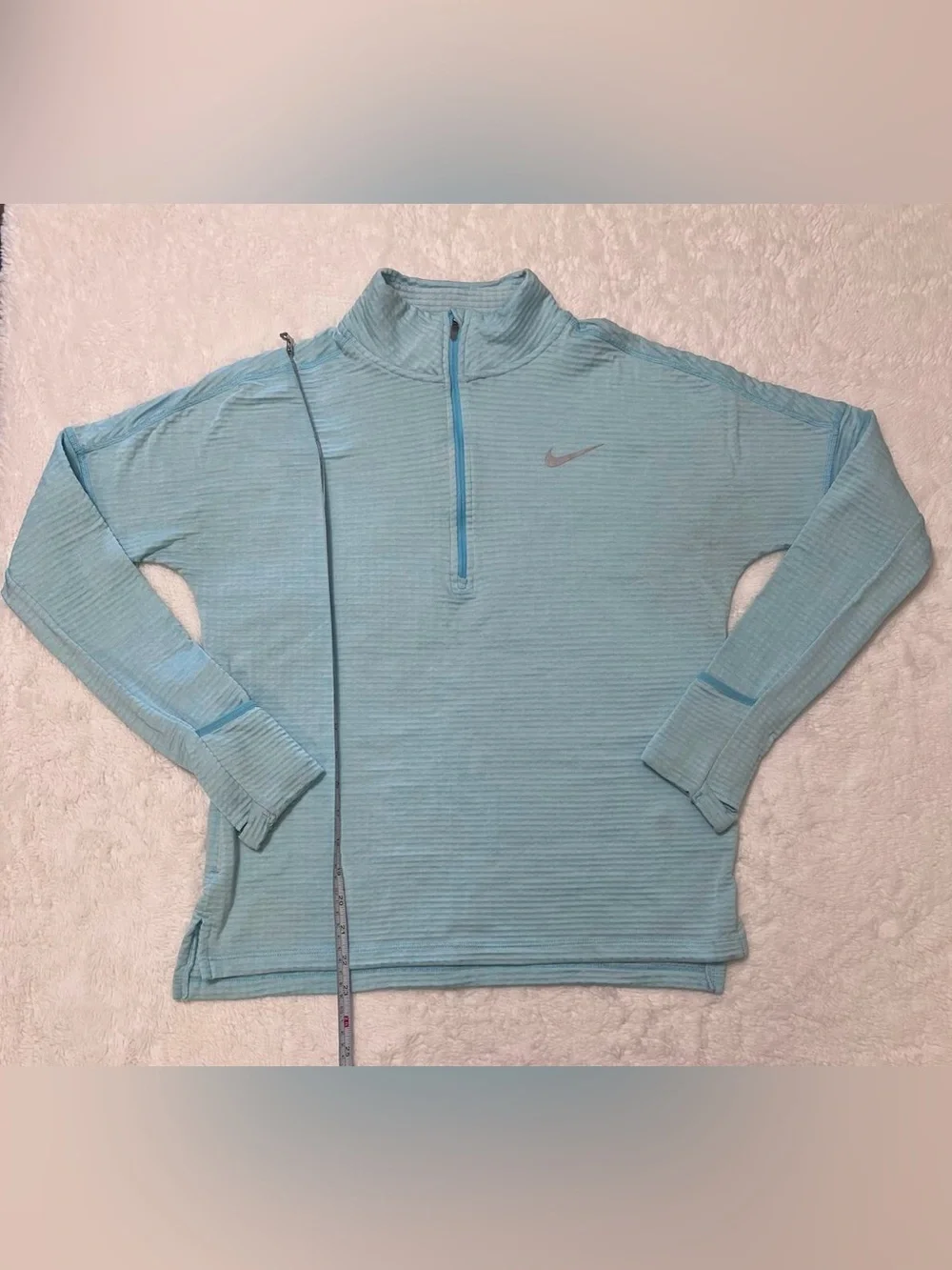 Nike Aqua Blue Half-Zip Pullover